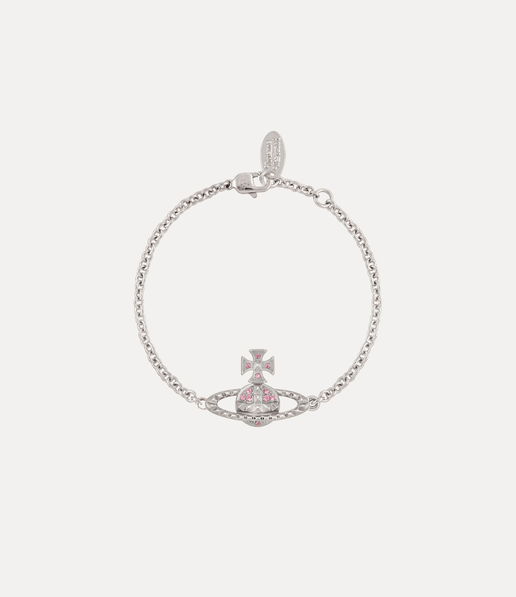 andreas kronthaler for vivienne westwood Mayfair Bas Relief Bracelet RHODIUM / LIGHT ROSE Crystal andreas kronthaler for vivienne westwood Mayfair Bas Relief Bracelet RHODIUM / LIGHT ROSE Crystal