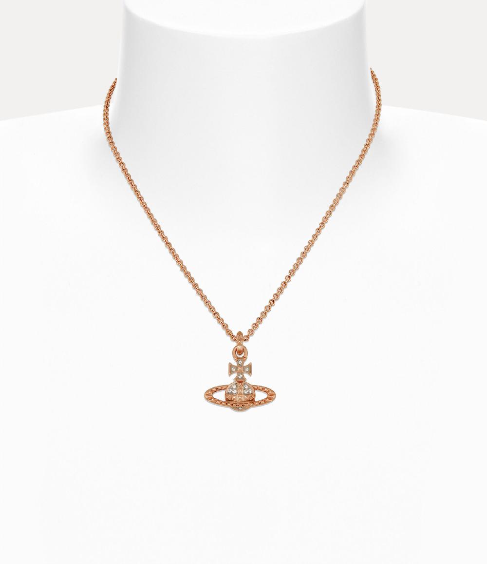 Andreas Kronthaler For Vivienne Westwood Mayfair Bas Relief Pendant Necklace Pink Gold