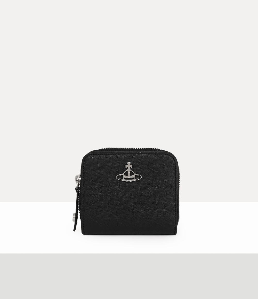 andreas kronthaler for vivienne westwood Medium Zip Wallet BLACK