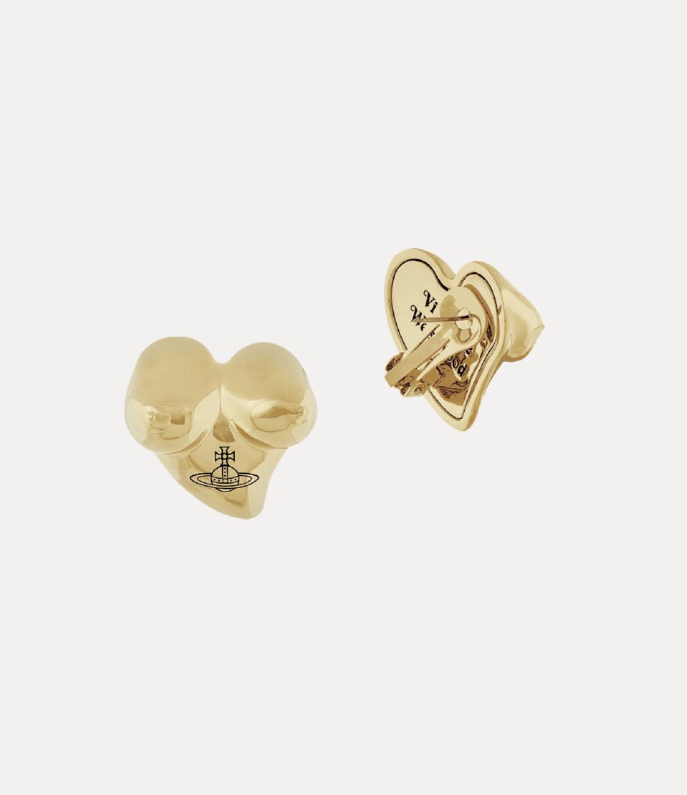 Andreas Kronthaler For Vivienne Westwood Mimosa Earrings GOLD / BLACK PATINA