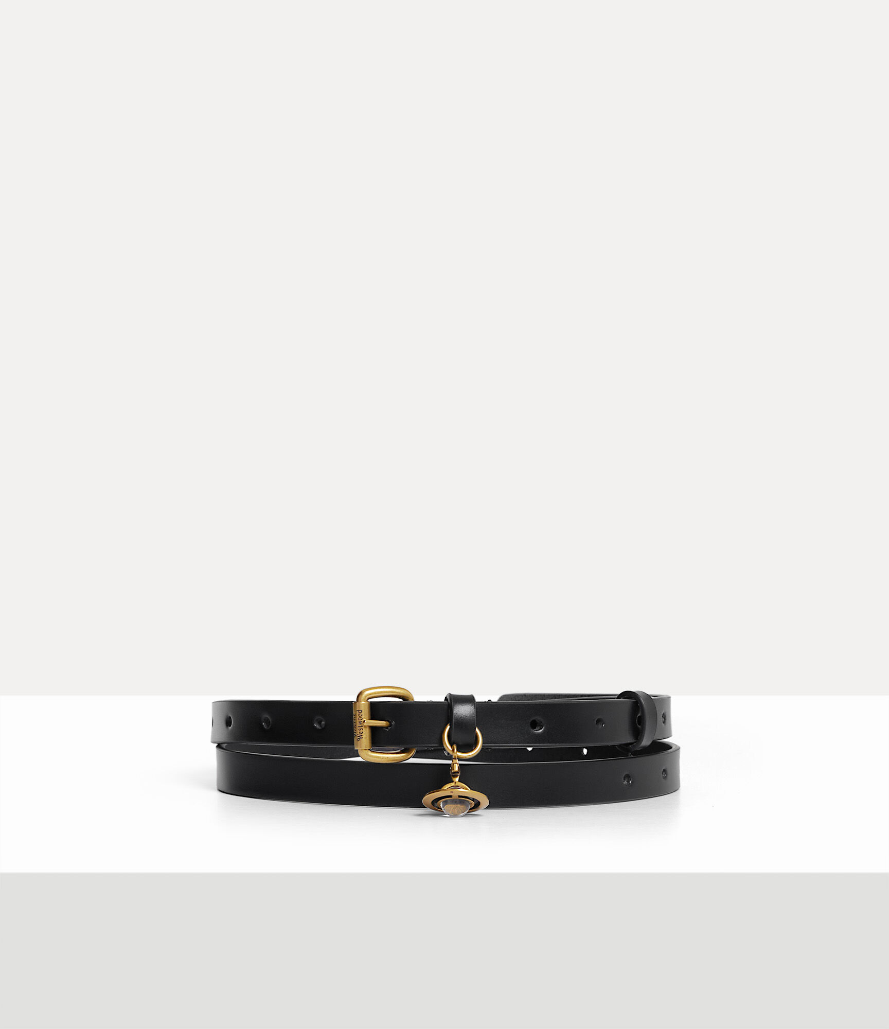 andreas kronthaler for vivienne westwood Mini Alex Charm Belt BLACK