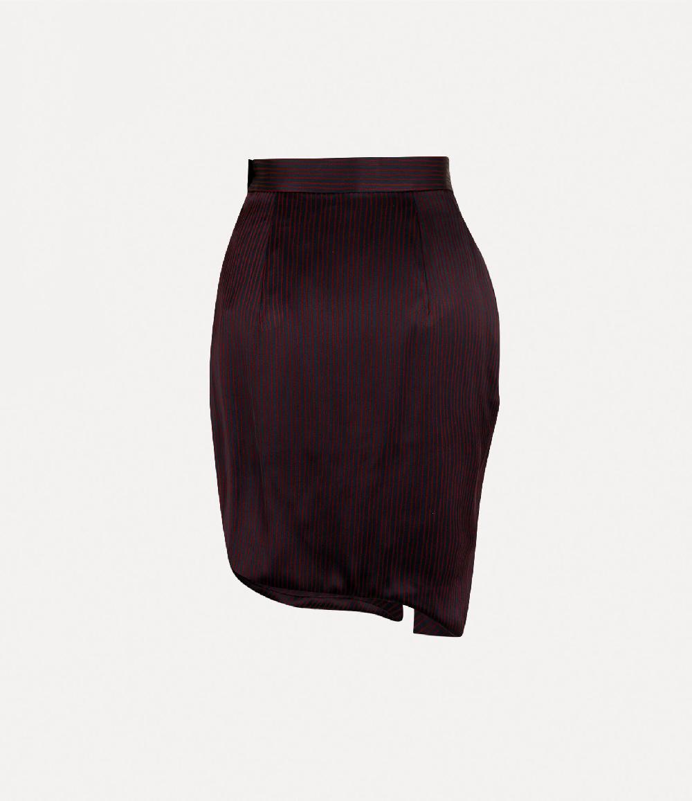 Andreas Kronthaler For Vivienne Westwood Mini Side Panther Skirt NAVY/RED