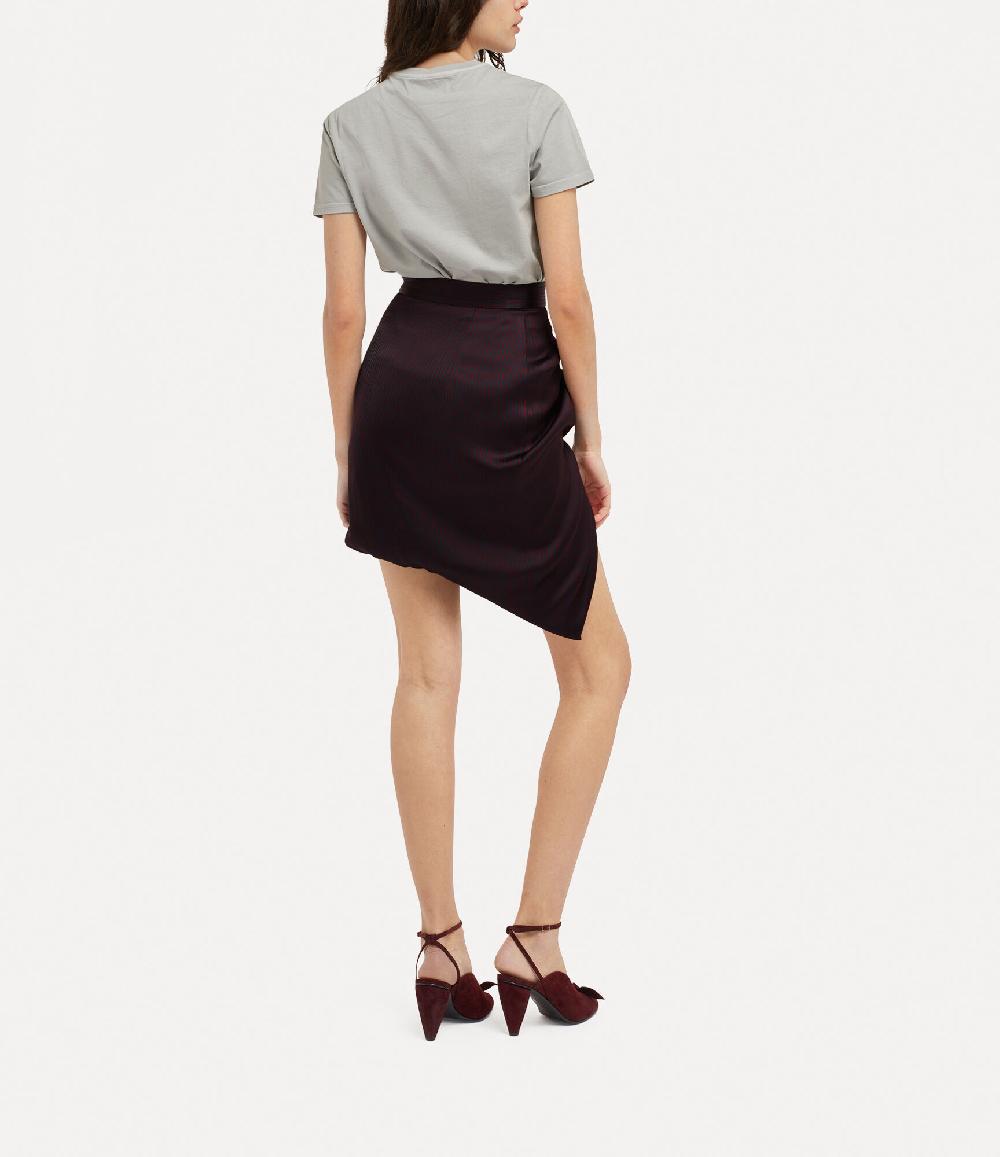 Andreas Kronthaler For Vivienne Westwood Mini Side Panther Skirt NAVY/RED