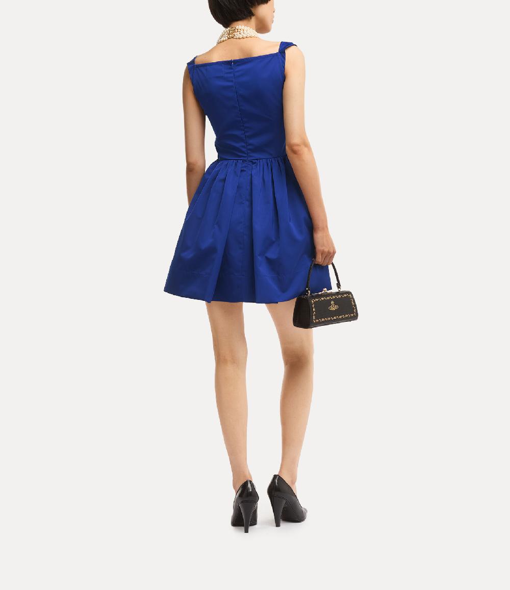 Andreas Kronthaler For Vivienne Westwood Mini Sunday Dress ELECTRIC BLUE