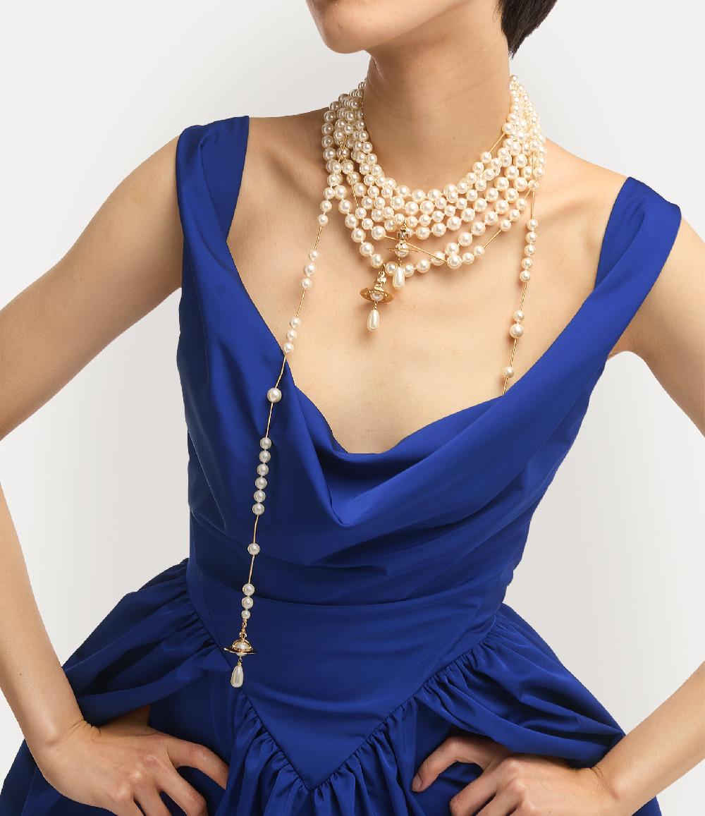 Andreas Kronthaler For Vivienne Westwood Mini Sunday Dress ELECTRIC BLUE