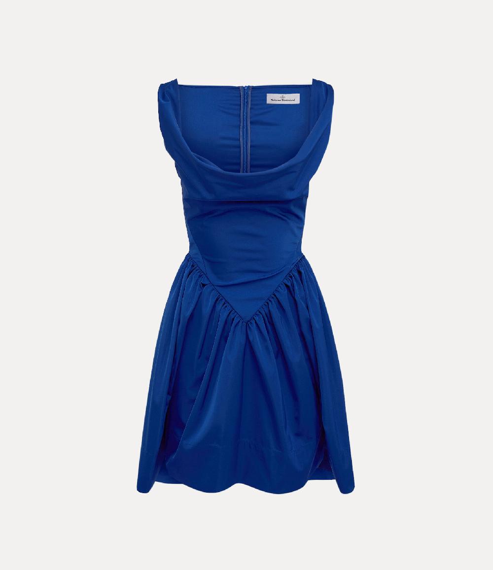 andreas kronthaler for vivienne westwood Mini Sunday Dress ELECTRIC BLUE