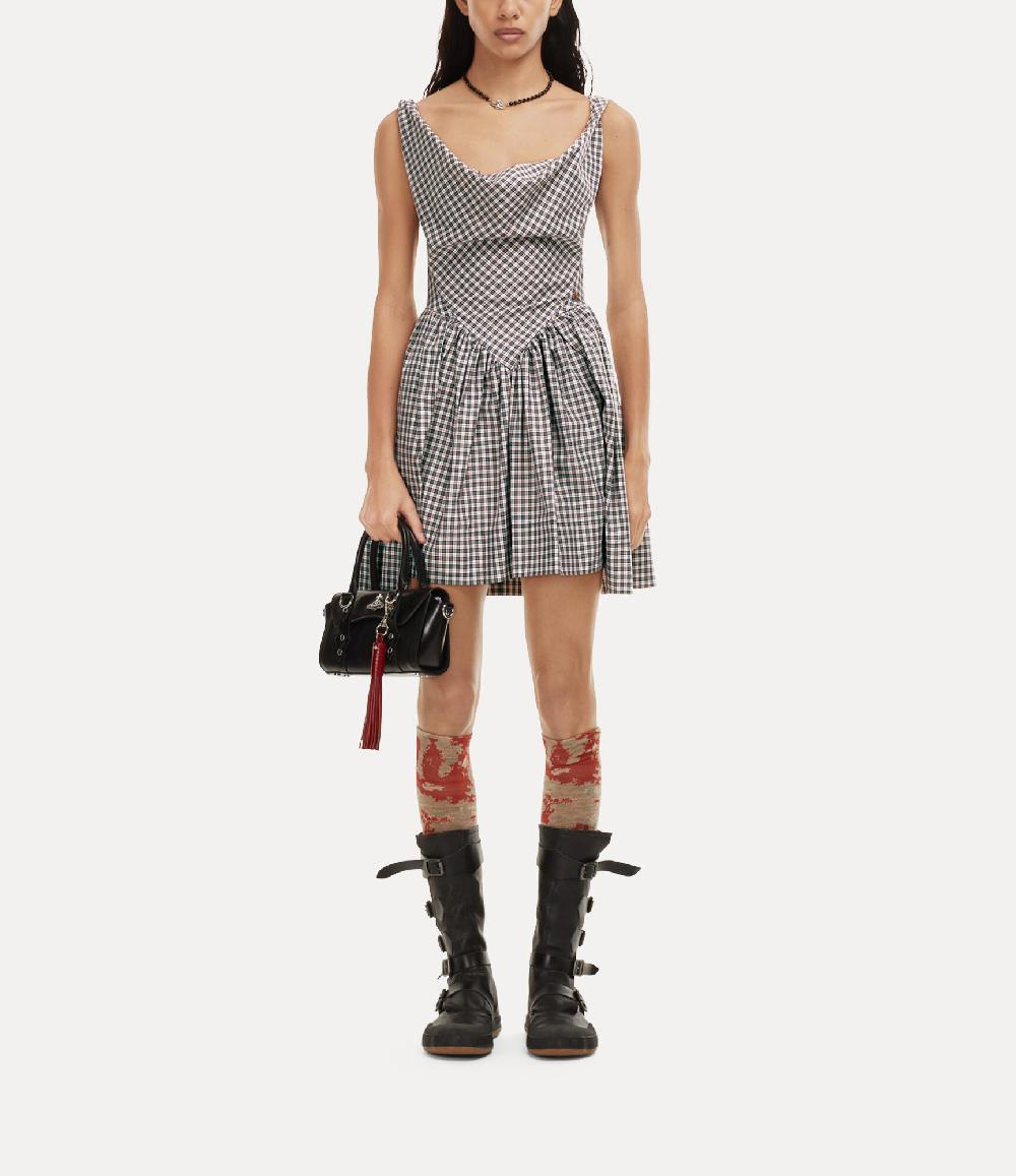 Andreas Kronthaler For Vivienne Westwood Mini Sunday Dress OFF WHITE