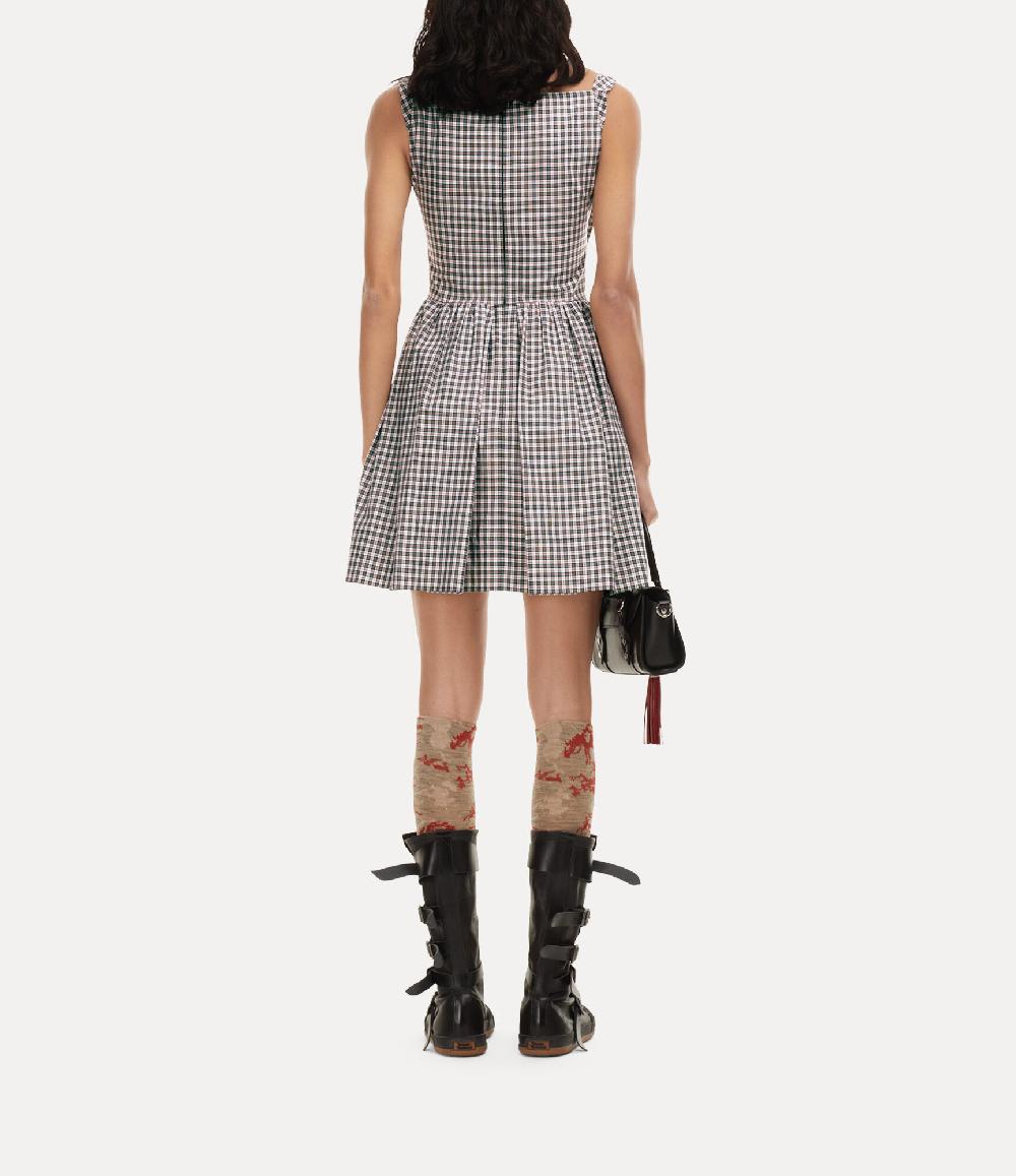 Andreas Kronthaler For Vivienne Westwood Mini Sunday Dress OFF WHITE