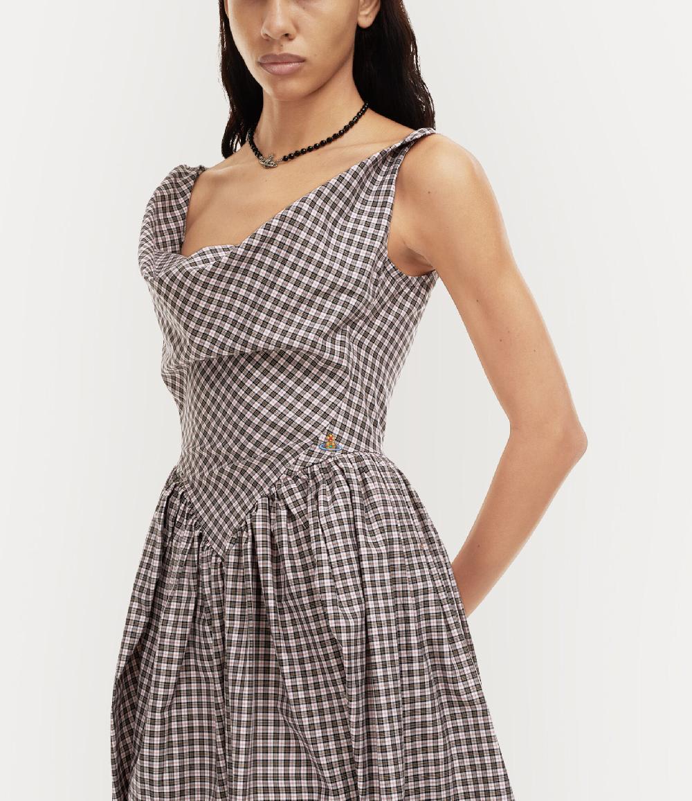 Andreas Kronthaler For Vivienne Westwood Mini Sunday Dress OFF WHITE