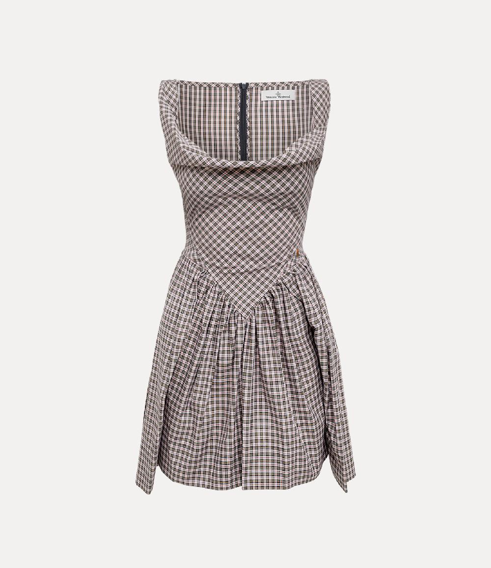 andreas kronthaler for vivienne westwood Mini Sunday Dress OFF WHITE