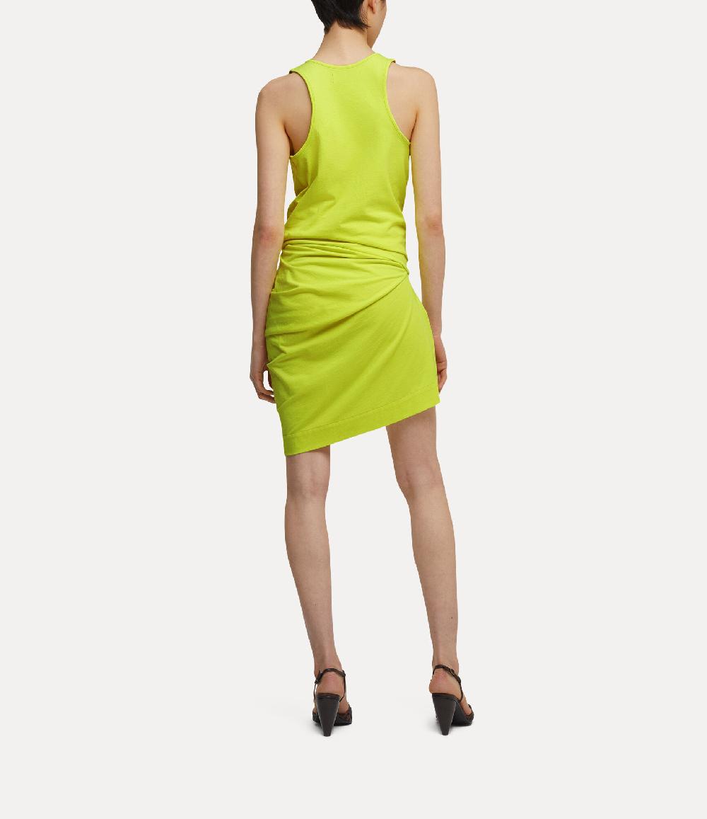 Andreas Kronthaler For Vivienne Westwood Mushroom Marea Dress NEON YELLOW