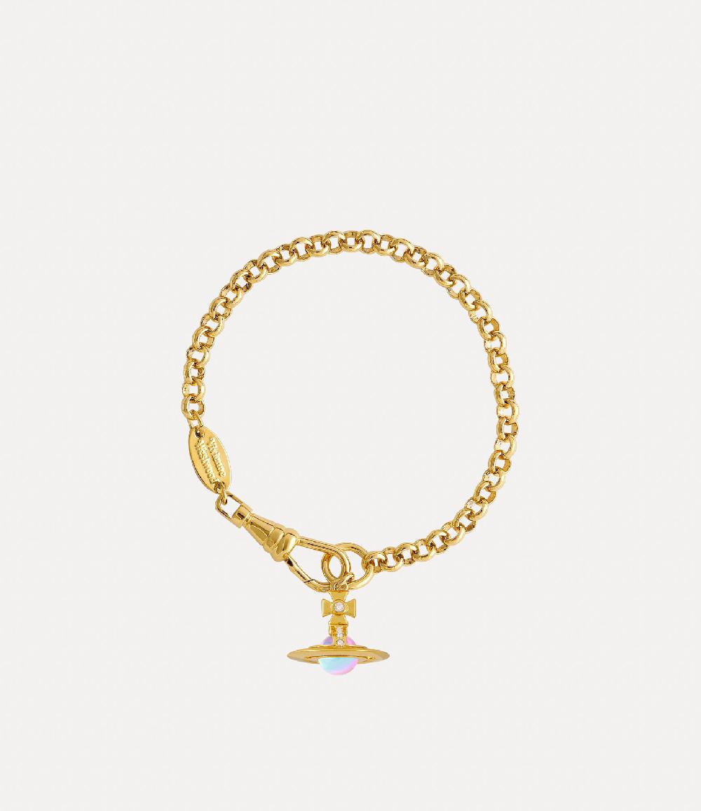andreas kronthaler for vivienne westwood New Petite Orb Bracelet GOLD / LIGHT GOLD QUARTZ Crystal / PINK AB CZ andreas kronthaler for vivienne westwood New Petite Orb Bracelet GOLD / LIGHT GOLD QUARTZ Crystal / PINK AB CZ