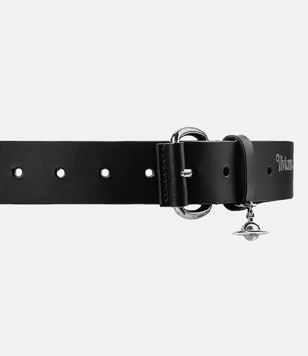 Andreas Kronthaler For Vivienne Westwood New Wide Alex Charm Belt BLACK