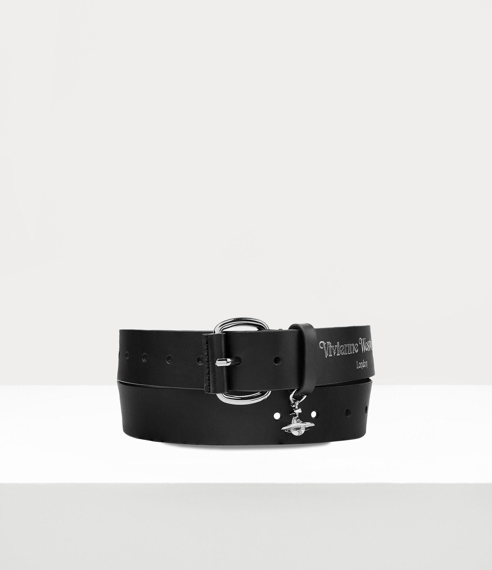 andreas kronthaler for vivienne westwood New Wide Alex Charm Belt BLACK