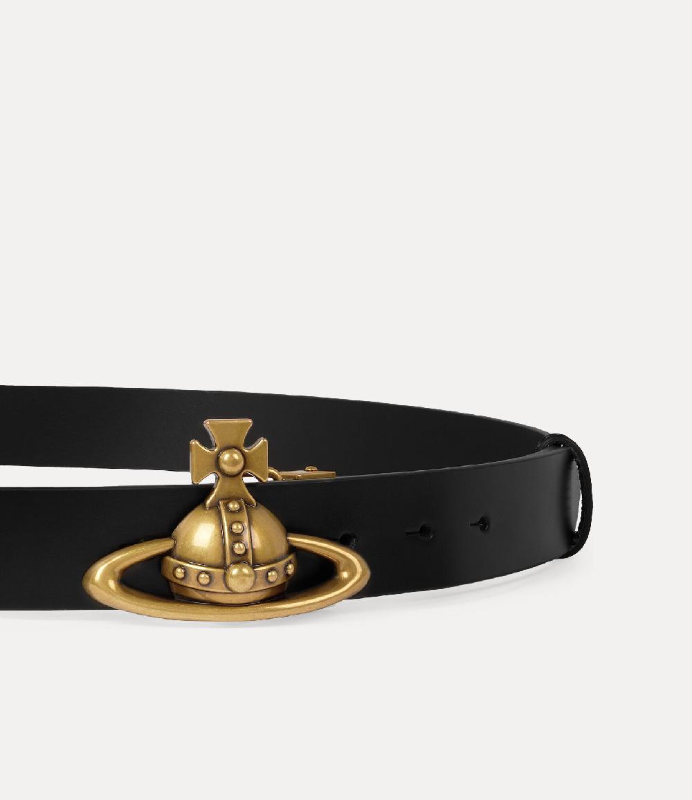 Andreas Kronthaler For Vivienne Westwood Orb Buckle Belt BLACK