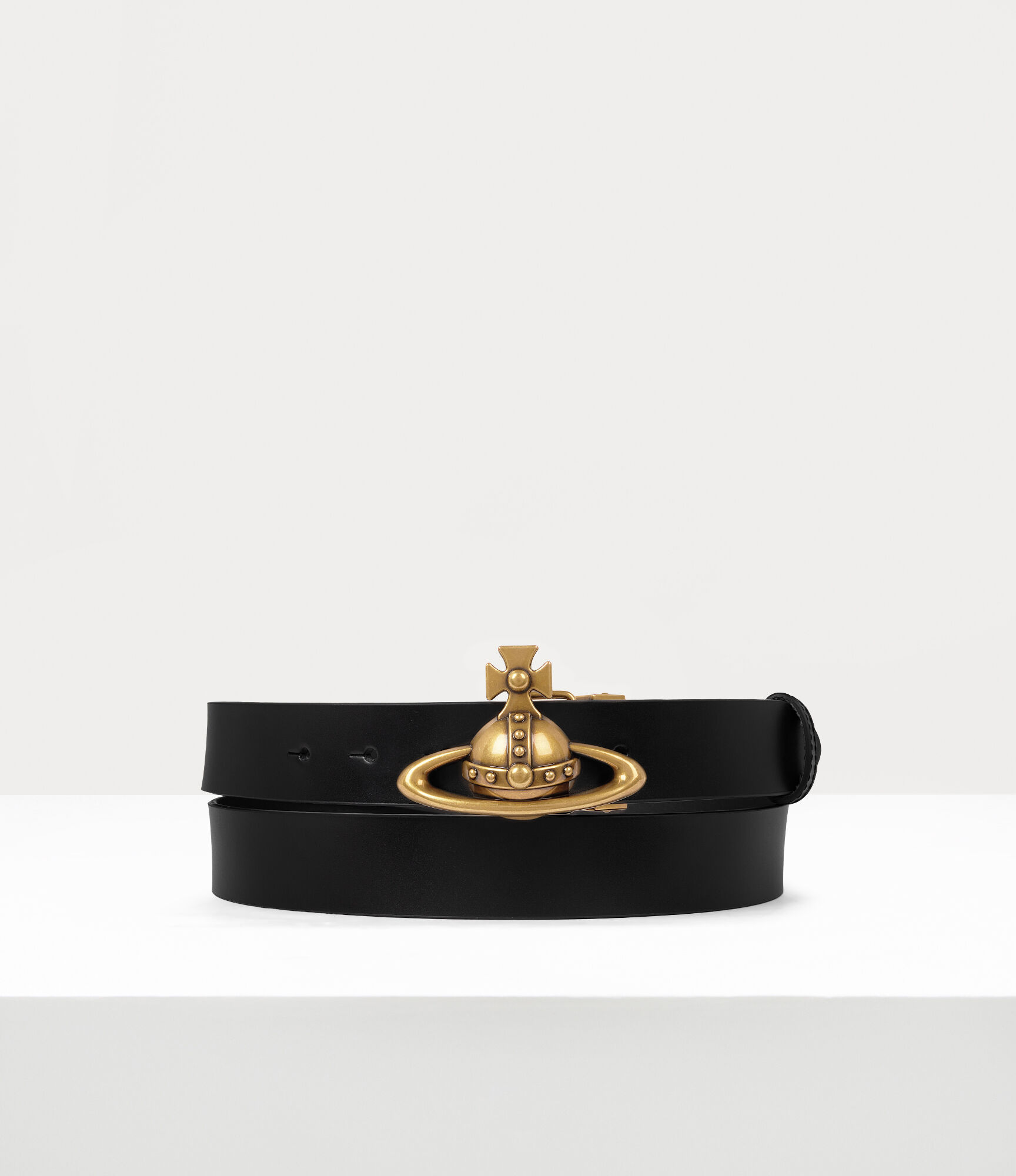 andreas kronthaler for vivienne westwood Orb Buckle Belt BLACK