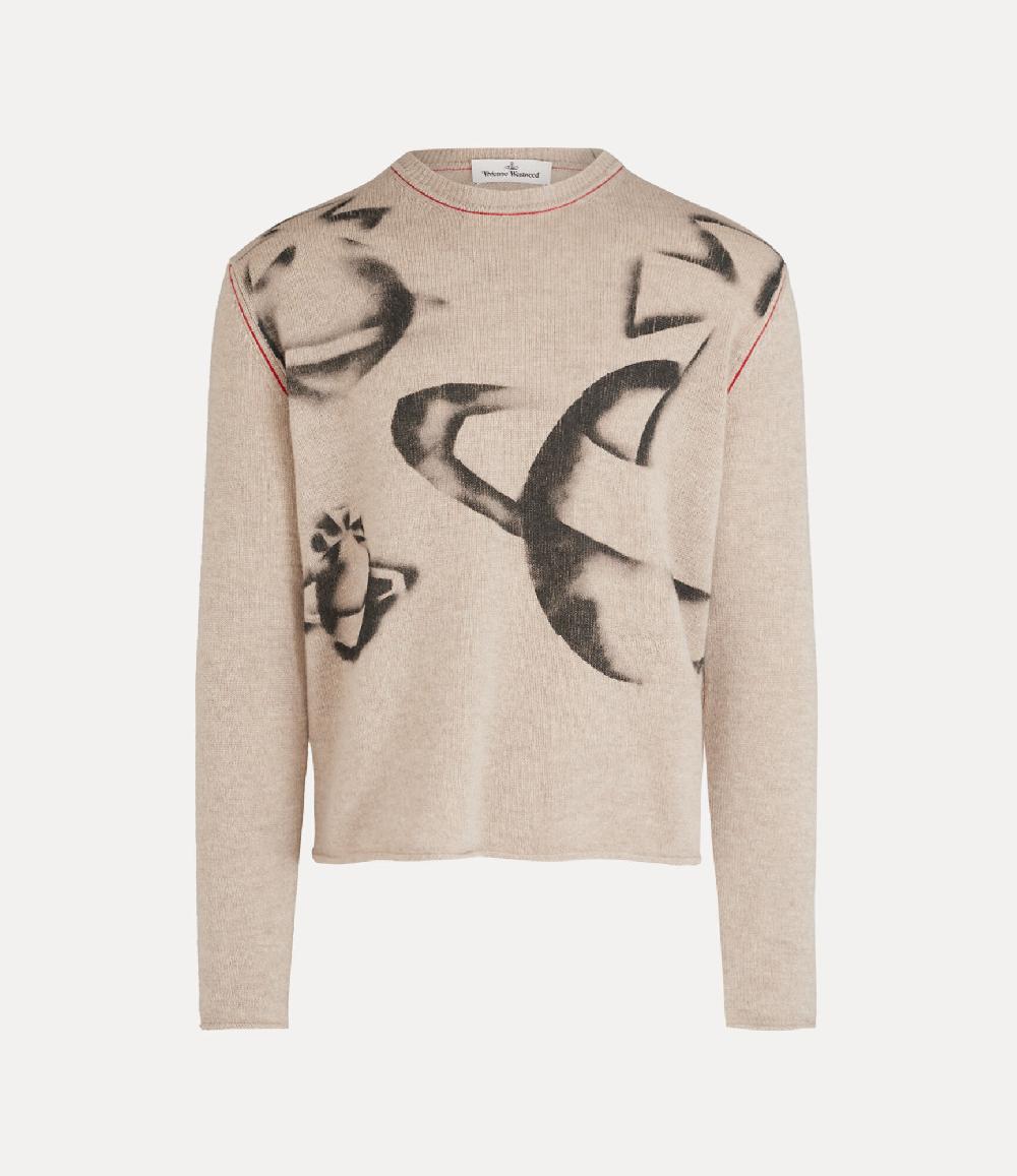 andreas kronthaler for vivienne westwood Orbit Jumper OATMEAL