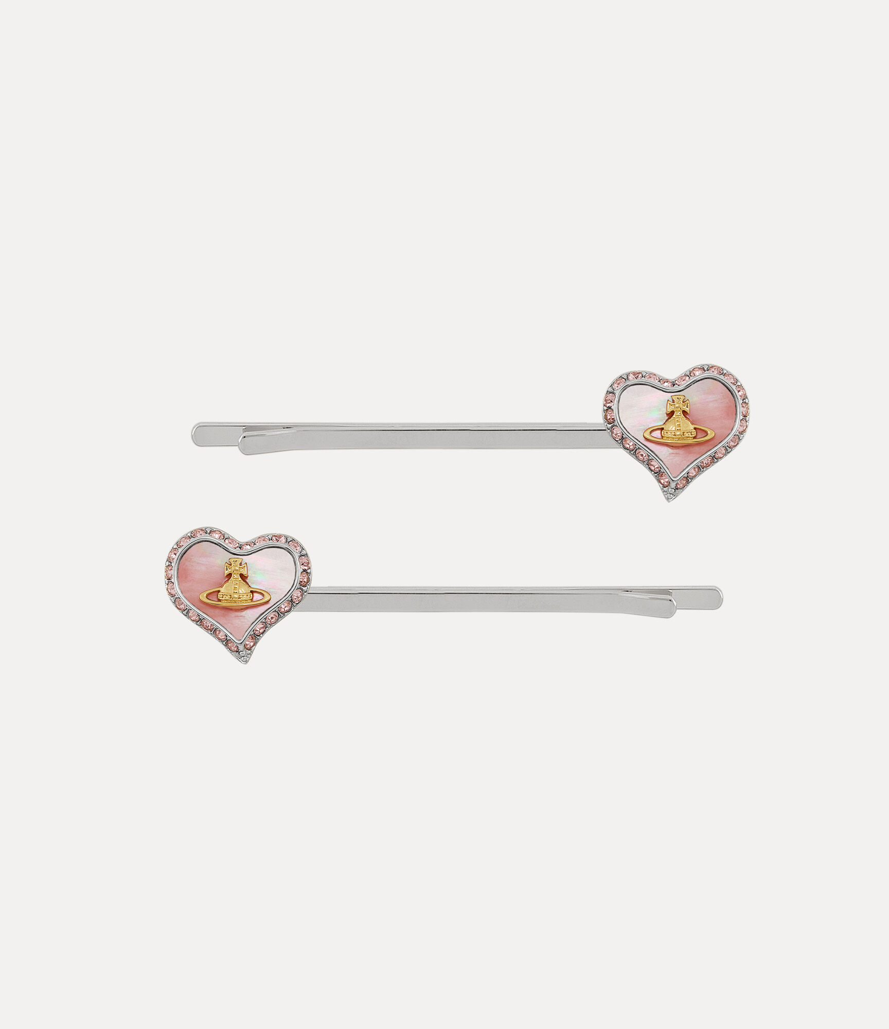 andreas kronthaler for vivienne westwood Petra Bobby Pins PLATINUM/GOLD/CORAL