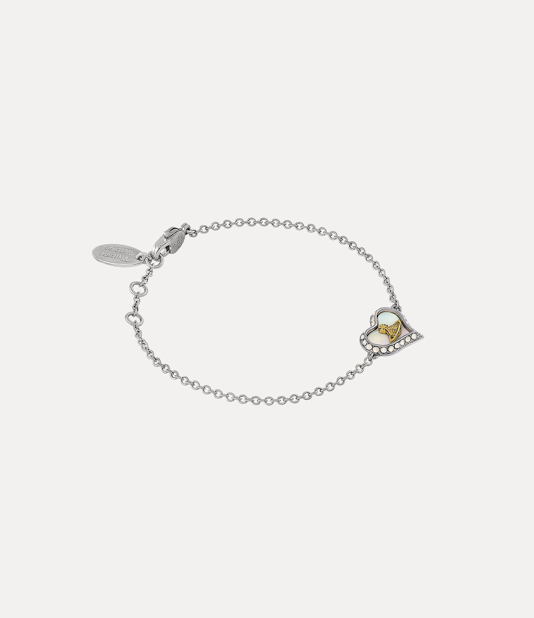 Andreas Kronthaler For Vivienne Westwood Petra Bracelet PLATINUM/GOLD/WHITE PEARL TINT MOP/WHITE OPAL