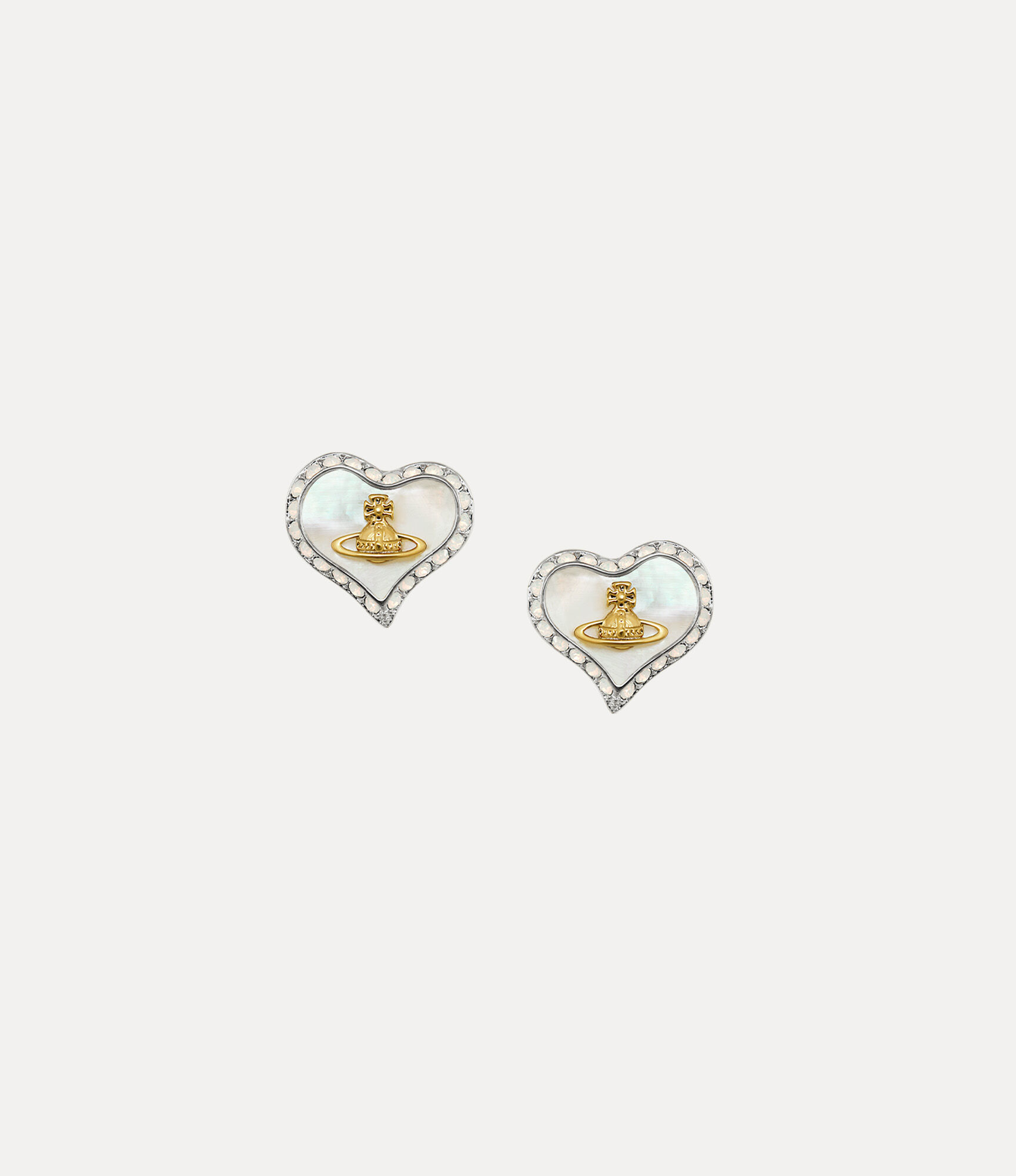 andreas kronthaler for vivienne westwood Petra Earrings PLATINUM/GOLD/WHITE PEARL TINT MOP/WHITE OPAL andreas kronthaler for vivienne westwood Petra Earrings PLATINUM/GOLD/WHITE PEARL TINT MOP/WHITE OPAL
