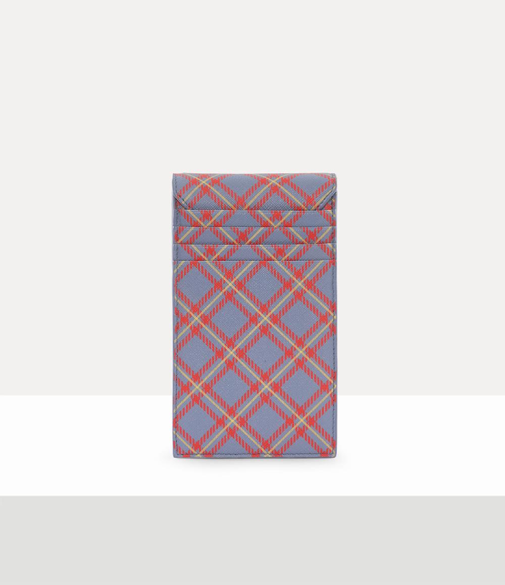 Andreas Kronthaler For Vivienne Westwood Phone Bag BLUE/ORANGE TARTAN