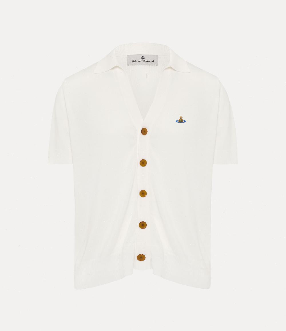 andreas kronthaler for vivienne westwood Polo Cardigan WHITE