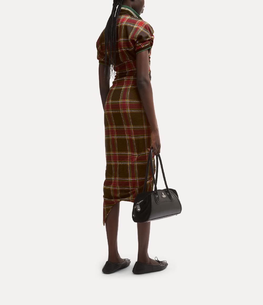 Andreas Kronthaler For Vivienne Westwood Pulling Dress RED/GREEN