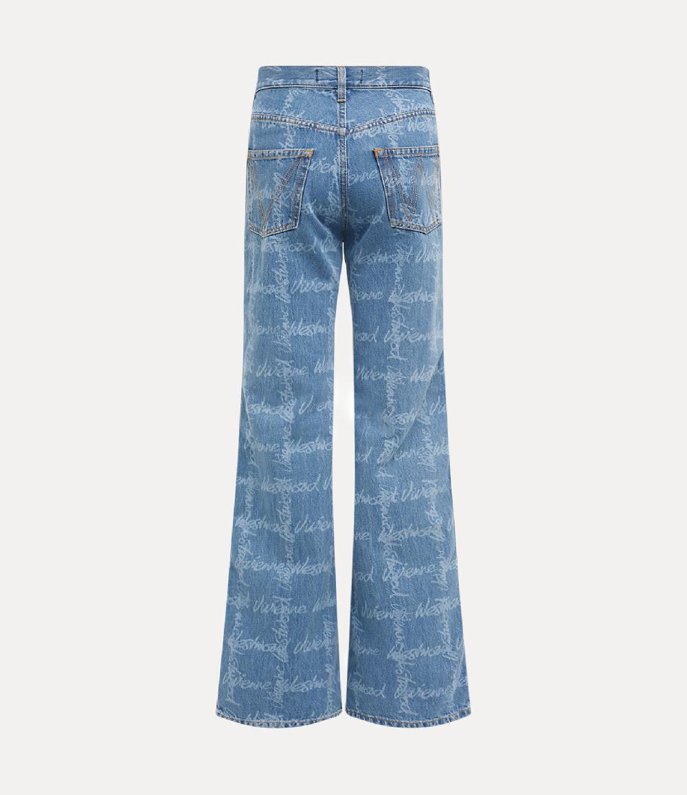 Andreas Kronthaler For Vivienne Westwood Ray 5 Pocket Jeans VW GRID/BLUE