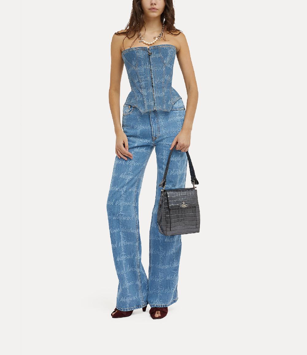 Andreas Kronthaler For Vivienne Westwood Ray 5 Pocket Jeans VW GRID/BLUE