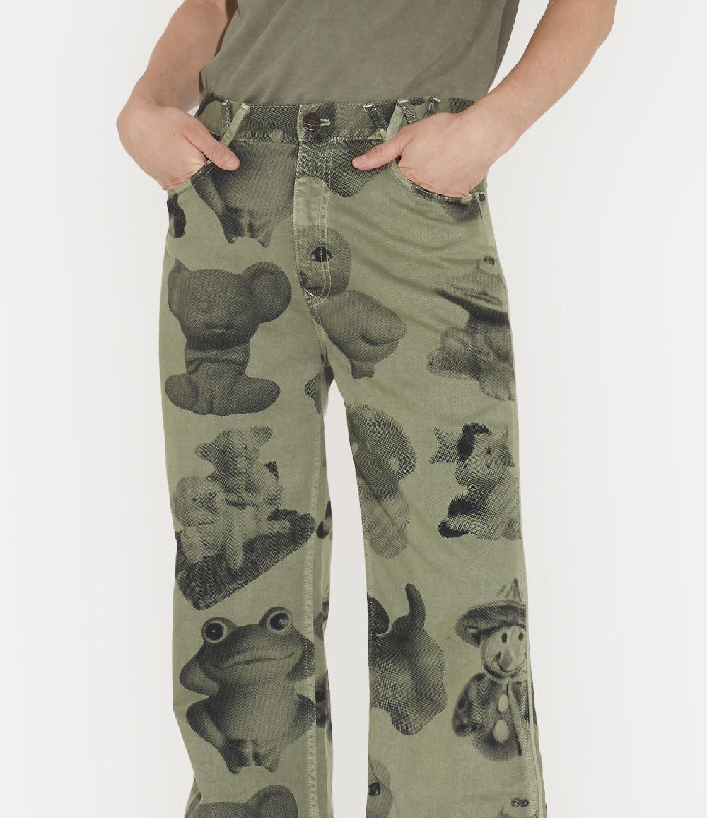 Andreas Kronthaler For Vivienne Westwood Raymond Jeans GREEN DYED FIGURINE