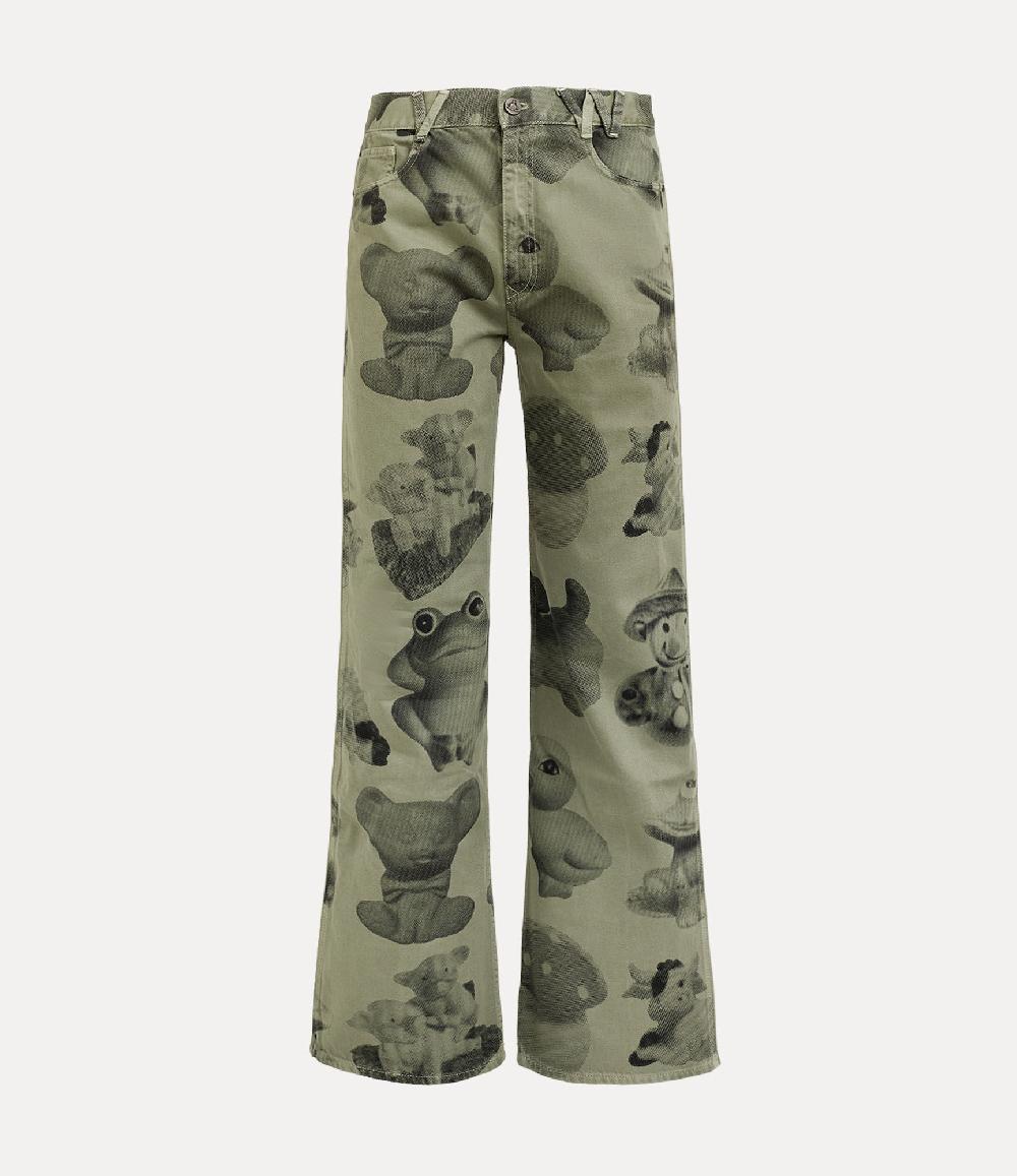 andreas kronthaler for vivienne westwood Raymond Jeans GREEN DYED FIGURINE