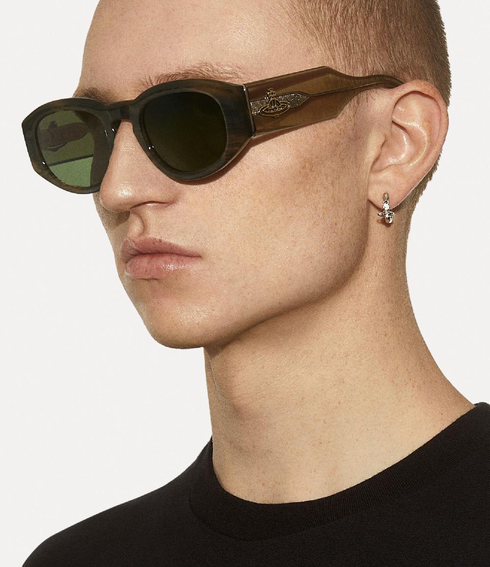 Andreas Kronthaler For Vivienne Westwood Reed Sunglasses GREEN