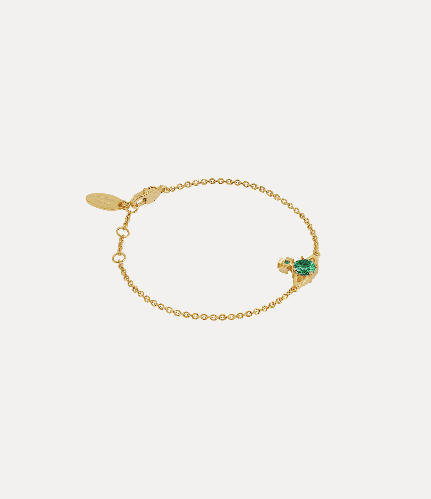 Andreas Kronthaler For Vivienne Westwood Reina Small Bracelet GOLD / TURQUOISE CZ