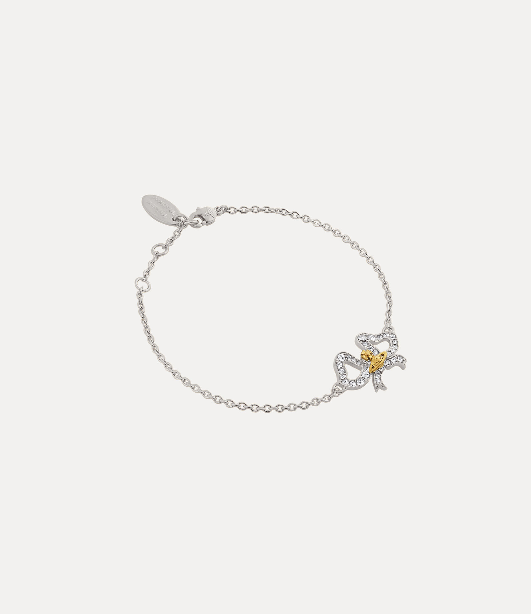 Andreas Kronthaler For Vivienne Westwood Rigoberta Bracelet PLATINUM / GOLD / WHITE Crystal