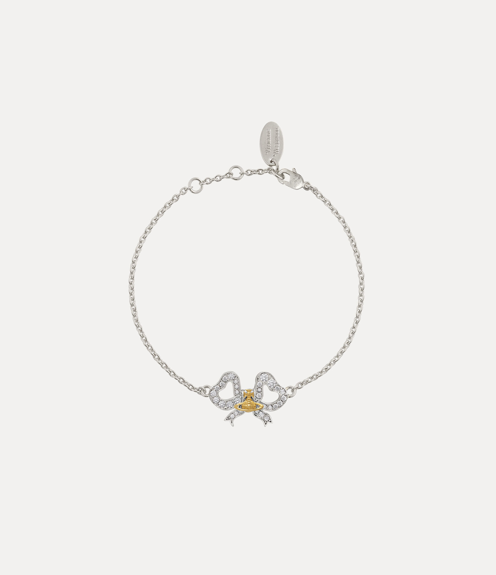 andreas kronthaler for vivienne westwood Rigoberta Bracelet PLATINUM / GOLD / WHITE Crystal