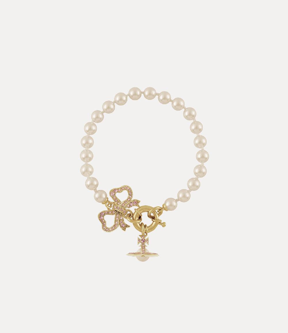 andreas kronthaler for vivienne westwood Rigoberta Pearl Bracelet GOLD / VINTAGE ROSE Crystal / CREAMROSE Pearl andreas kronthaler for vivienne westwood Rigoberta Pearl Bracelet GOLD / VINTAGE ROSE Crystal / CREAMROSE Pearl