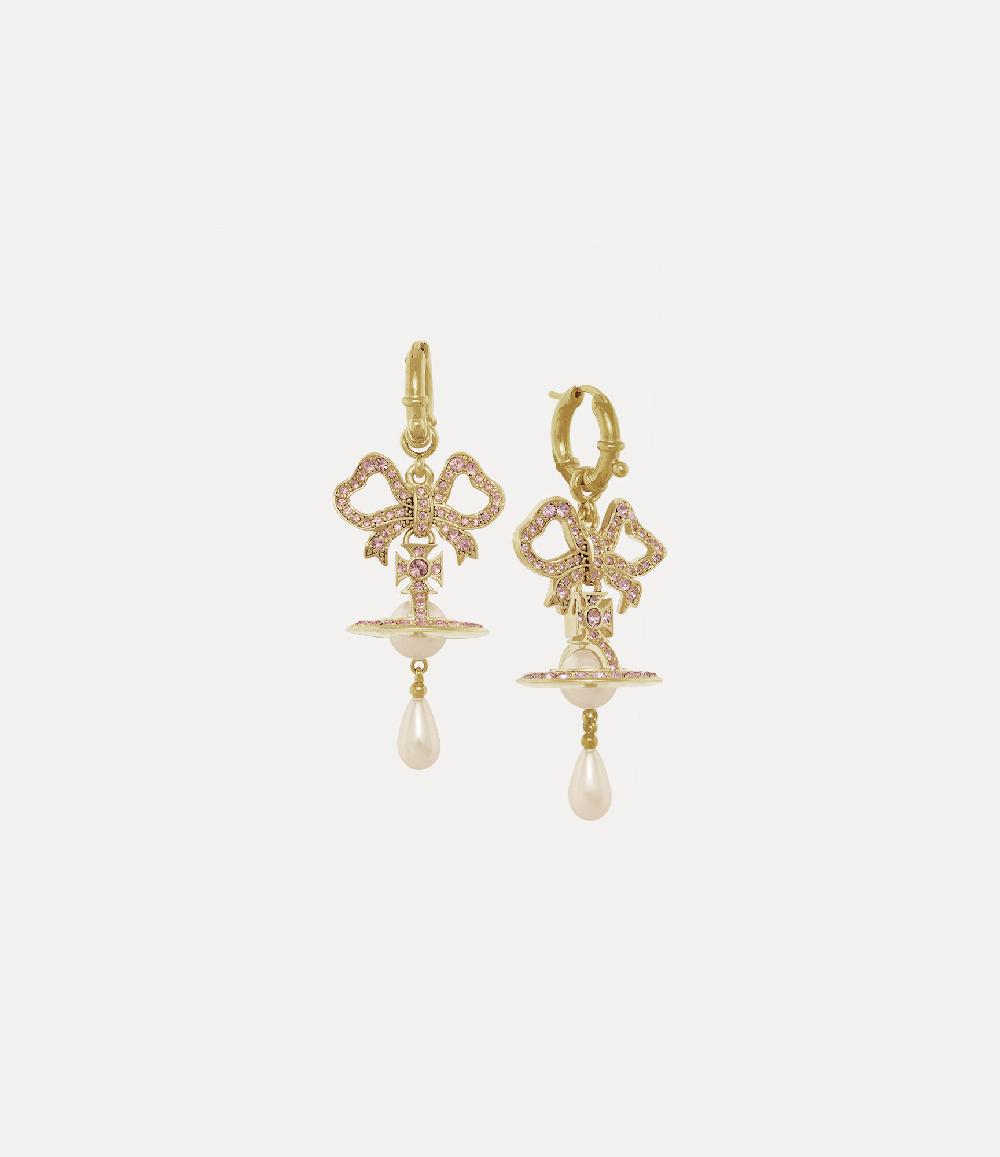 andreas kronthaler for vivienne westwood Rigoberta Pearl Earrings GOLD / VINTAGE ROSE Crystal / CREAMROSE Pearl andreas kronthaler for vivienne westwood Rigoberta Pearl Earrings GOLD / VINTAGE ROSE Crystal / CREAMROSE Pearl