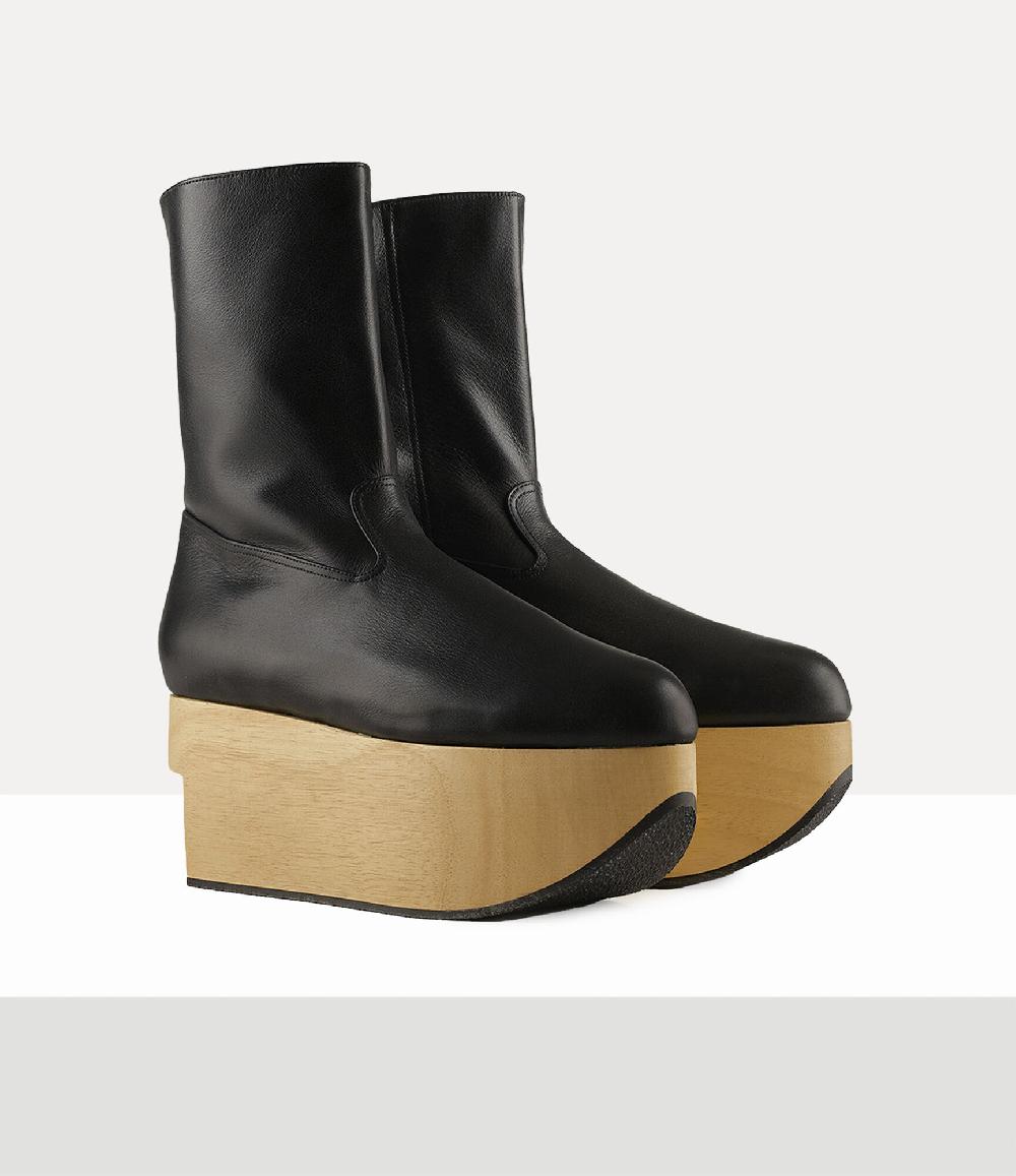 Andreas Kronthaler For Vivienne Westwood Rocking Horse Boot WHITE