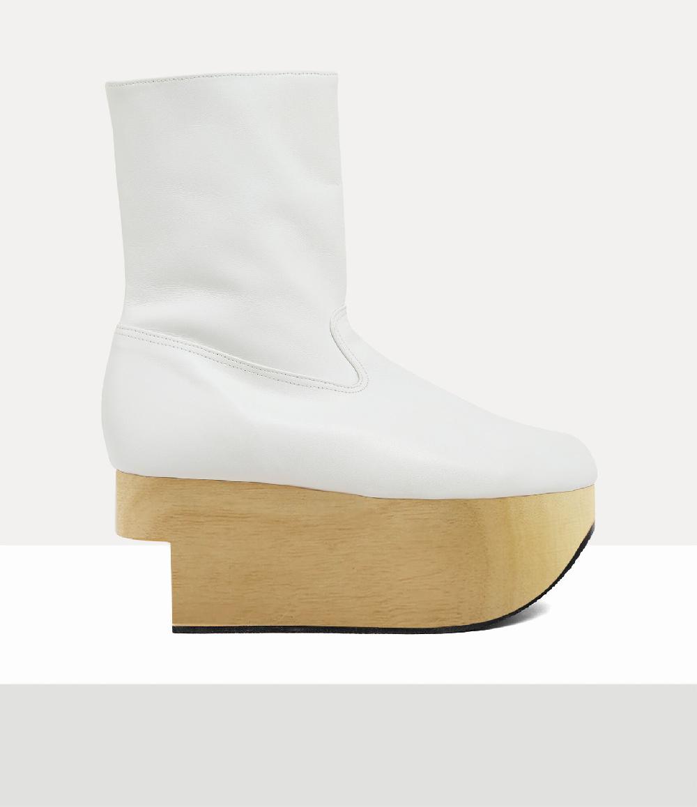 andreas kronthaler for vivienne westwood Rocking Horse Boot WHITE