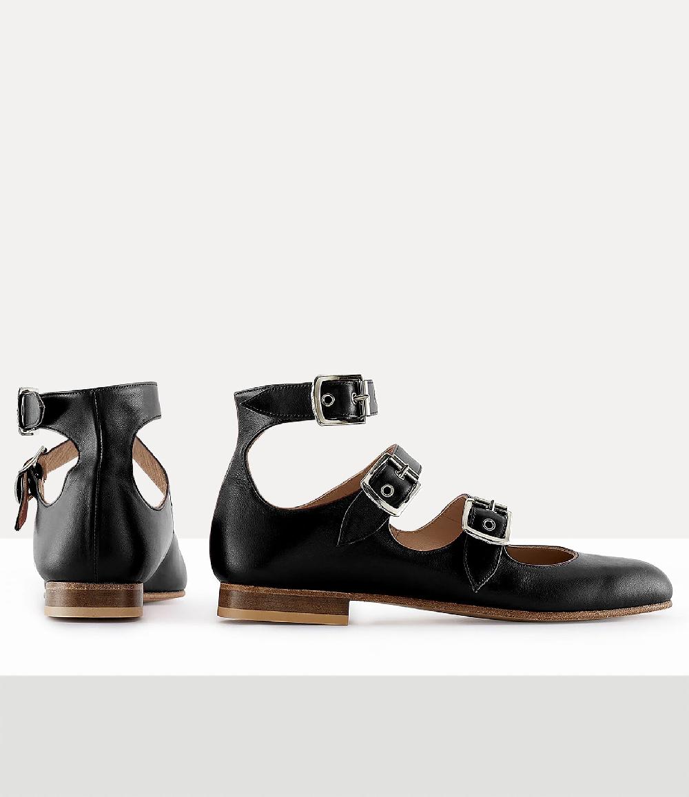 Andreas Kronthaler For Vivienne Westwood Roman Three-Strap Sandal RED