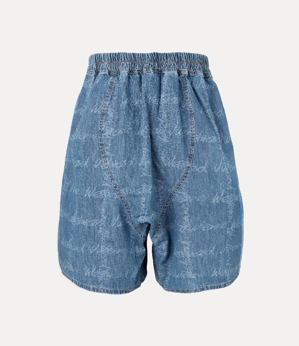 Andreas Kronthaler For Vivienne Westwood Romario Bermuda Shorts VW GRID/BLUE