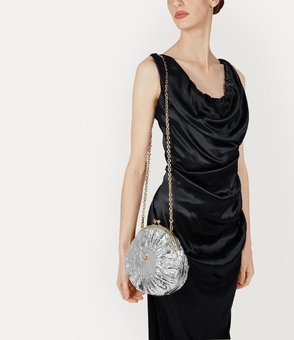 Andreas Kronthaler For Vivienne Westwood Rosie Circle Frame Crossbody Bag SILVER
