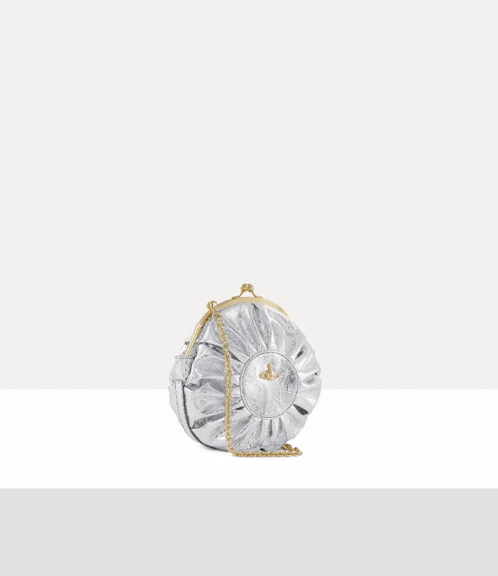 Andreas Kronthaler For Vivienne Westwood Rosie Circle Frame Crossbody Bag SILVER