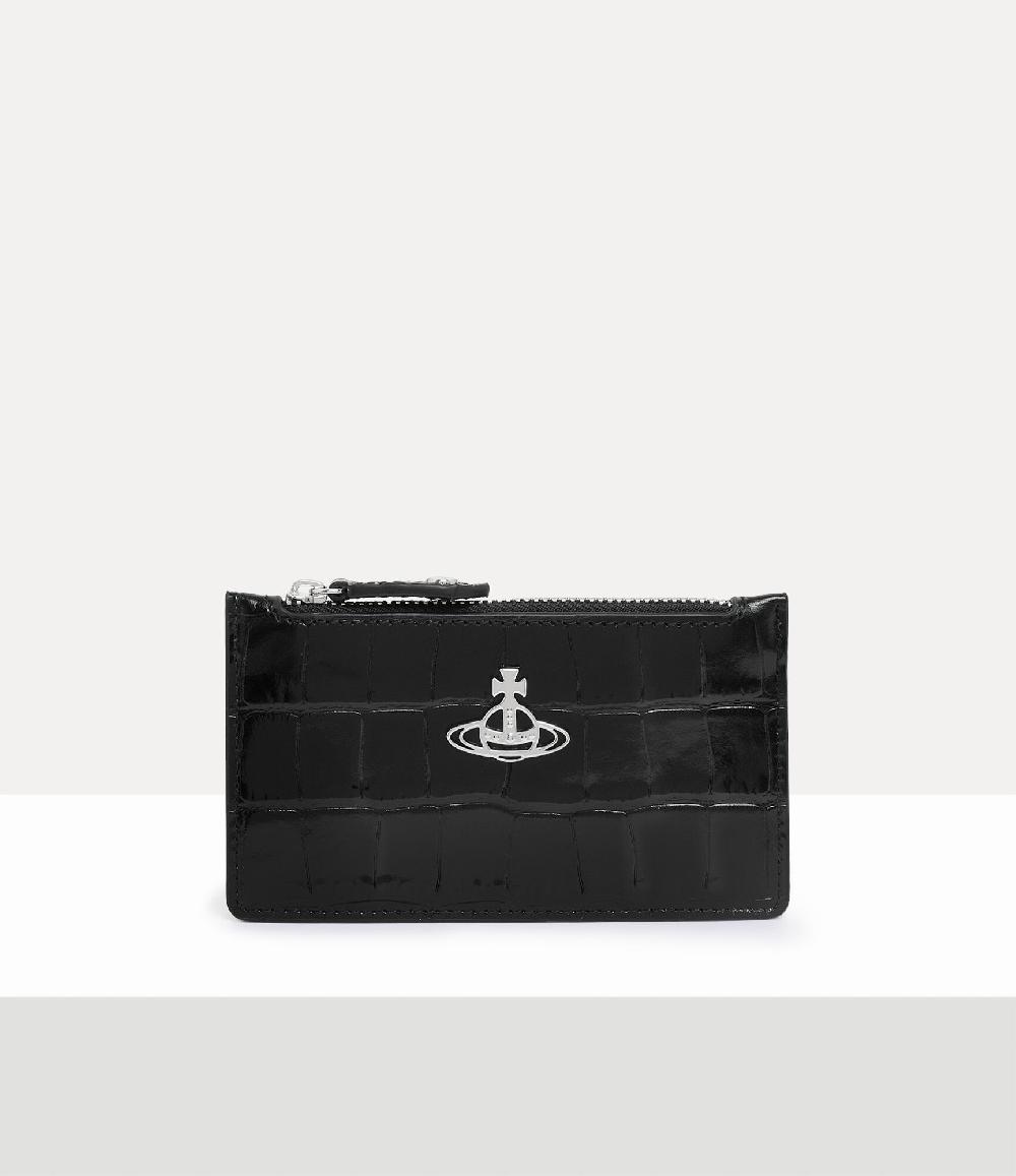 andreas kronthaler for vivienne westwood Slim Long Card Holder BLACK