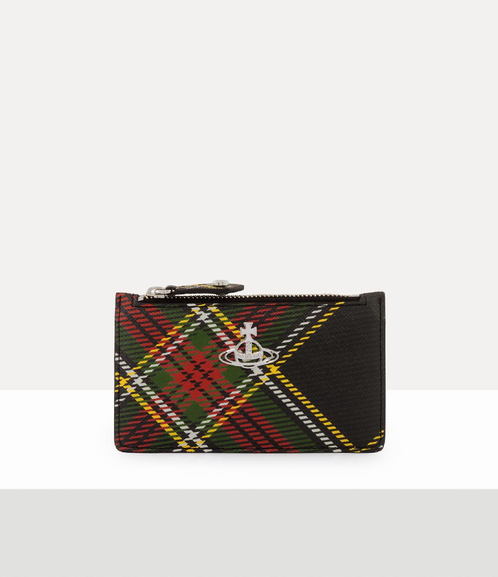 andreas kronthaler for vivienne westwood Slim Long Card Holder CHELSEA TARTAN