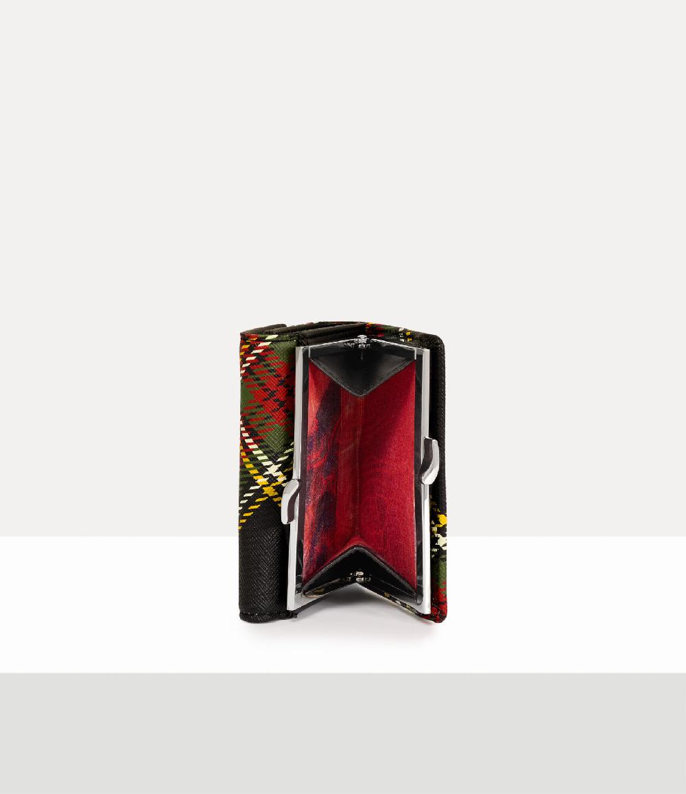 Andreas Kronthaler For Vivienne Westwood Small Frame Wallet CHELSEA TARTAN