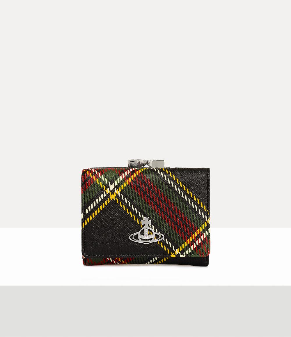 andreas kronthaler for vivienne westwood Small Frame Wallet CHELSEA TARTAN