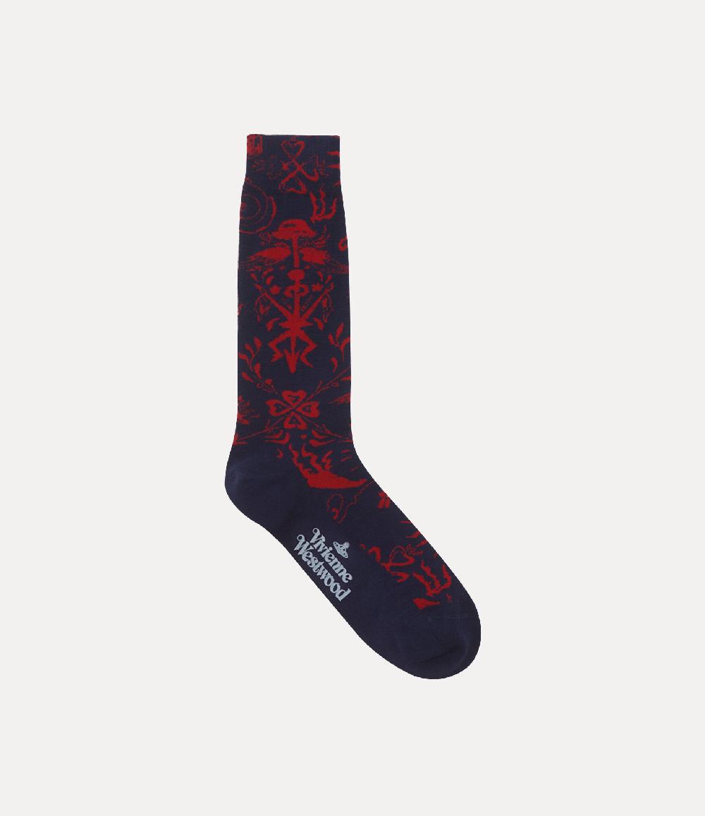 andreas kronthaler for vivienne westwood Sock NAVY BLUE