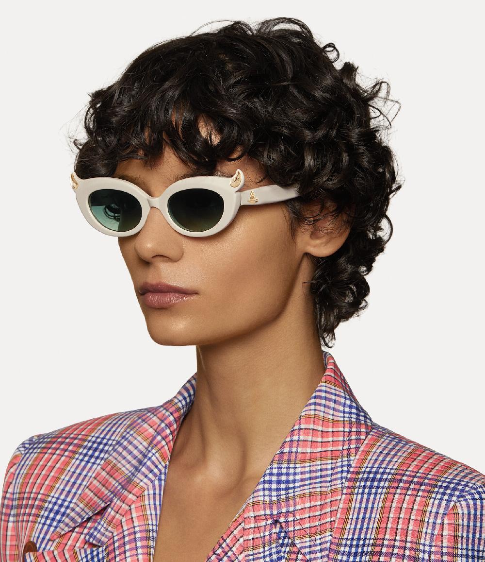 Andreas Kronthaler For Vivienne Westwood Soo Sunglasses WHITE