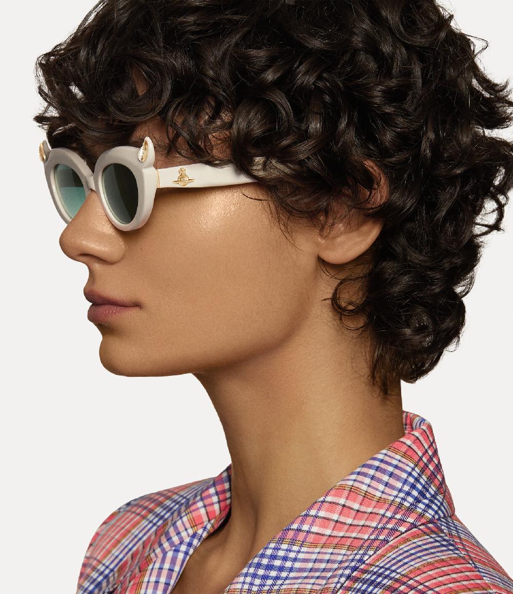 Andreas Kronthaler For Vivienne Westwood Soo Sunglasses WHITE